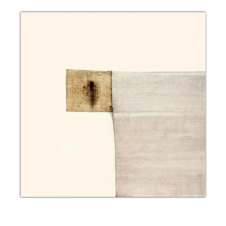 Minimalistiske fargeblokker Abstrakt veggkunst Fin kunst lerretsutskrifter Kvadratisk format Bilder for stuen Moderne skandinavisk interiør | Skanto