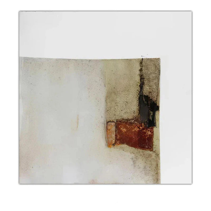 Minimalistiske fargeblokker Abstrakt veggkunst Fin kunst lerretsutskrifter Kvadratisk format Bilder for stuen Moderne skandinavisk interiør | Skanto