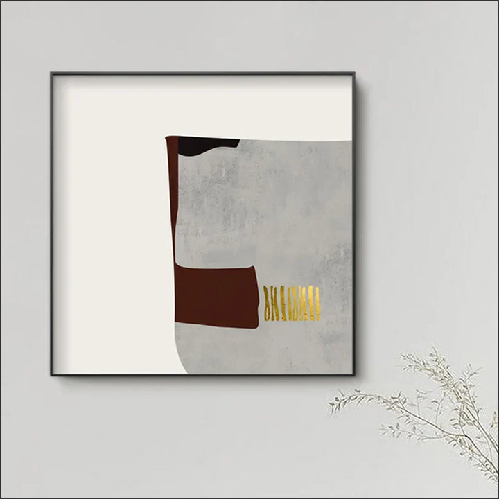 Minimalistisk samtids fargeblokk abstrakt veggkunst Fin kunst lerretstrykk Bilder for moderne leilighet Stue Soverom kunstdekorasjon | Skanto