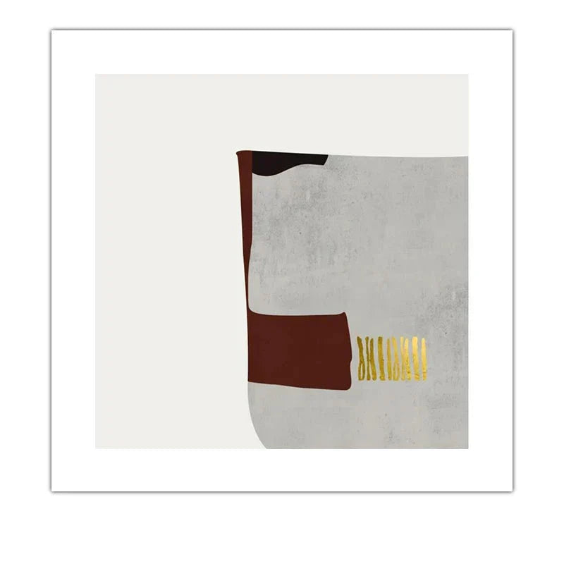 Minimalistisk samtids fargeblokk abstrakt veggkunst Fin kunst lerretstrykk Bilder for moderne leilighet Stue Soverom kunstdekorasjon | Skanto