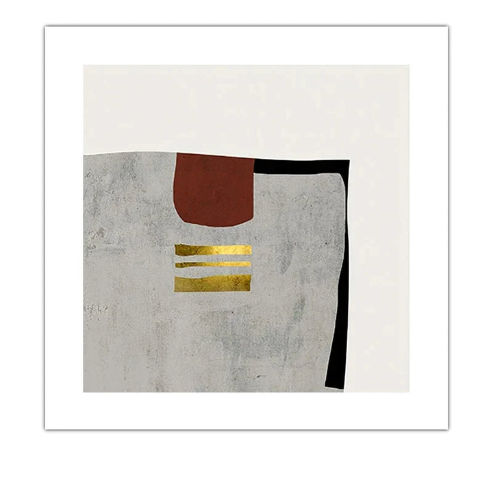Minimalistisk samtids fargeblokk abstrakt veggkunst Fin kunst lerretstrykk Bilder for moderne leilighet Stue Soverom kunstdekorasjon | Skanto