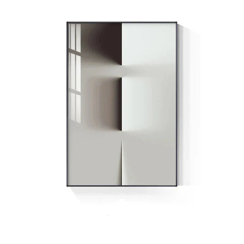 Minimalistisk moderne estetikk abstrakt geometrisk veggkunst Fine Art lerrettrykk bilder for moderne leilighet-stuer hjemmekontor dekor | Skanto