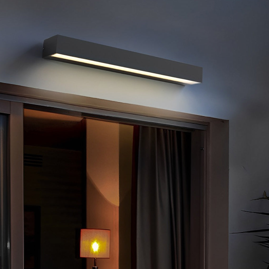 Skanto | Minimalistisk svart vanntett LED-stripe for fasadel belysning