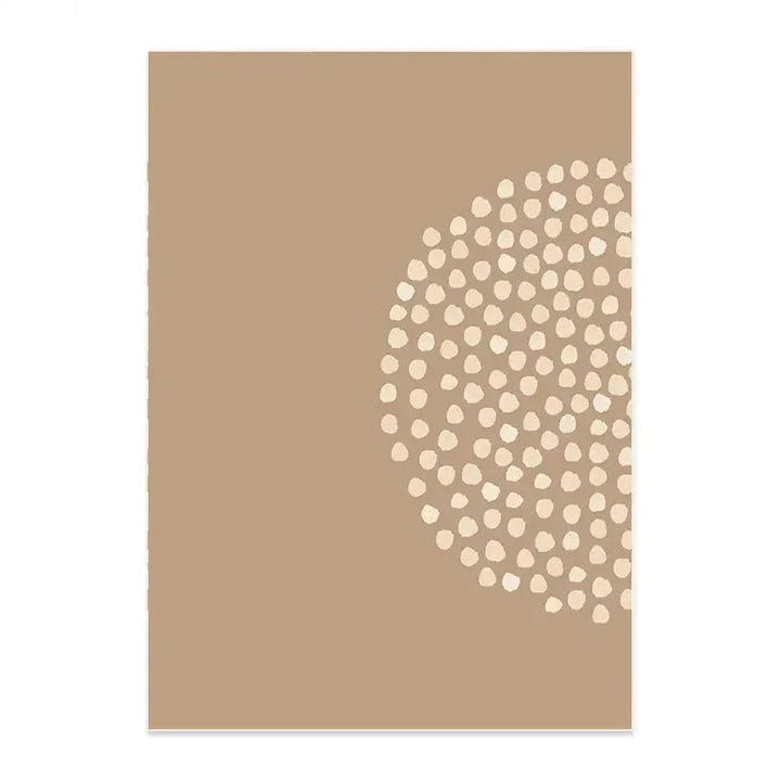 Minimalistisk Sol Måne Linjekunst Veggkunst Fine Art Lerretstrykk Nøytrale Farger Galleri Veggbilder For Moderne Stue Skandinavisk Innredning | Skanto