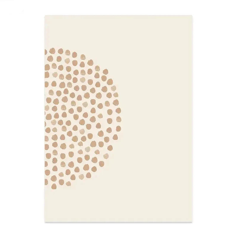 Minimalistisk Sol Måne Linjekunst Veggkunst Fine Art Lerretstrykk Nøytrale Farger Galleri Veggbilder For Moderne Stue Skandinavisk Innredning | Skanto