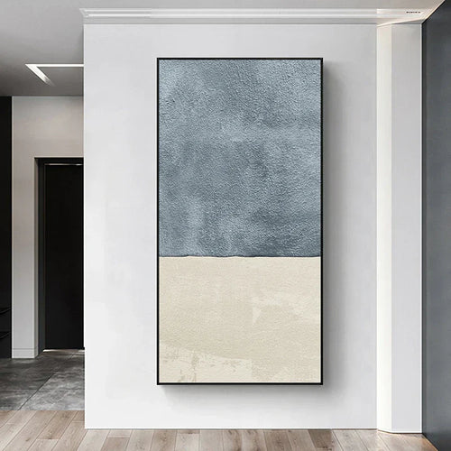 Minimalistisk Teksturert Abstrakt Veggkunst Fin Kunstler lerrettrykk Bilder For Moderne Stuer Foyer Kunst For Samtidsinteriør | Skanto