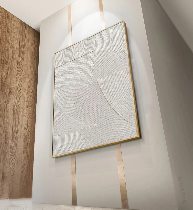 Minimalistisk urban teksturell abstrakt veggkunst Fine Art lerretsutskrifter nøytrale farger bilder for moderne leilighet stue hjemmekontor kunst dekor | Skanto