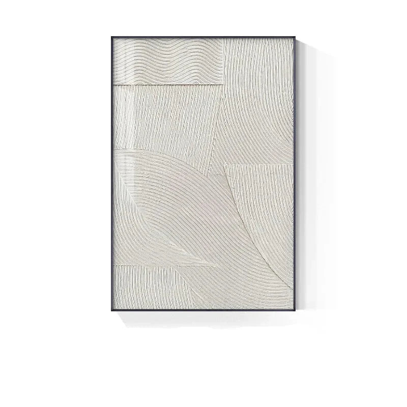 Minimalistisk urban teksturell abstrakt veggkunst Fine Art lerretsutskrifter nøytrale farger bilder for moderne leilighet stue hjemmekontor kunst dekor | Skanto