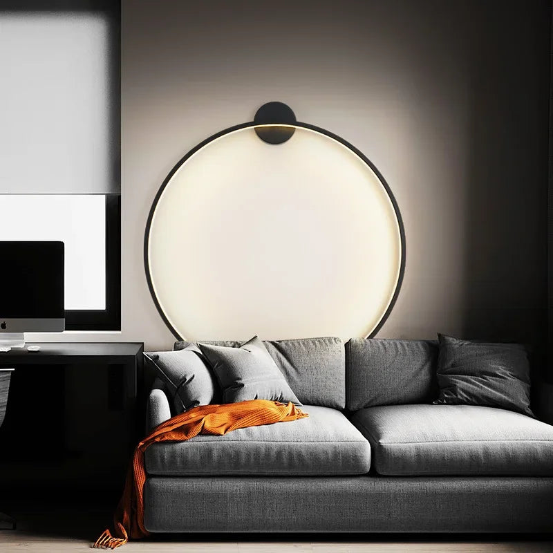 Skanto | Minimalistisk vegglampe i form av en sirkel