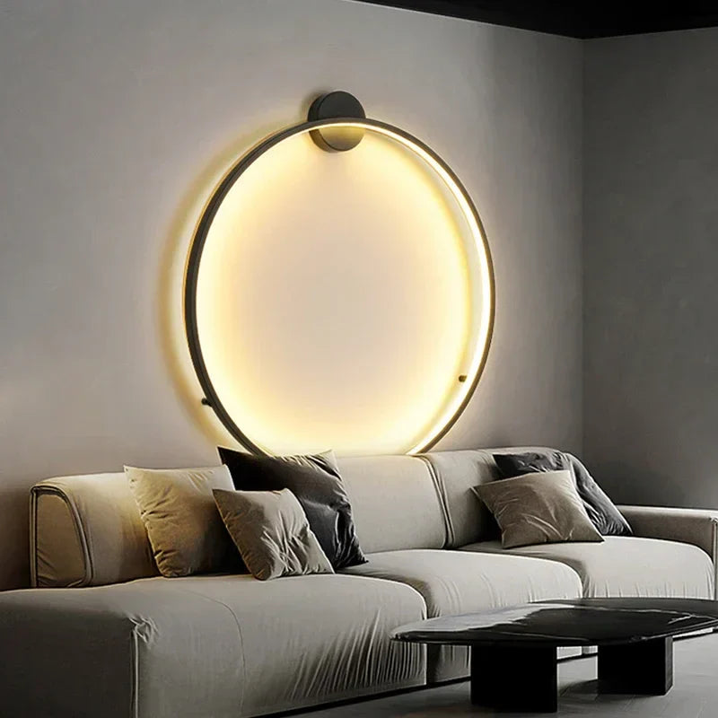 Skanto | Minimalistisk vegglampe i form av en sirkel