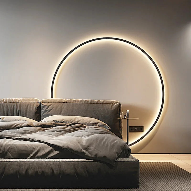 Skanto | Minimalistisk vegglampe i form av en sirkel