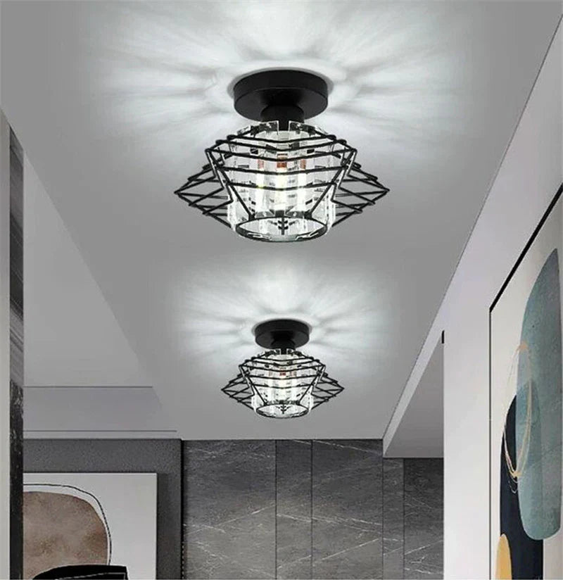 Moderne Krystall Taklampe – Elegant Nordisk Taklampe for Stue og Gang | Skanto