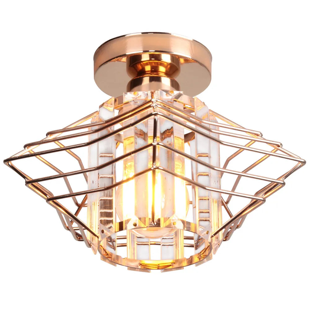 Moderne Krystall Taklampe – Elegant Nordisk Taklampe for Stue og Gang | Skanto