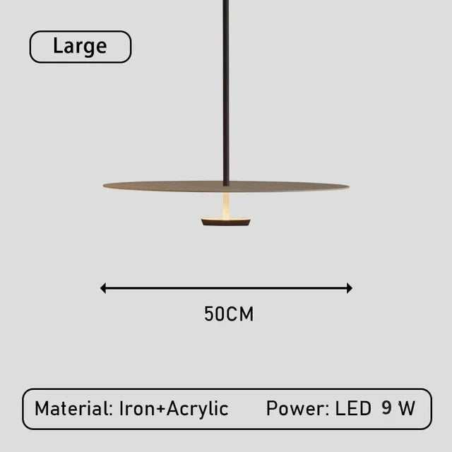 Moderne ElegantArc LED Ring Pendellampe - Minimalistisk Design for Stue & Spisestue | Skanto