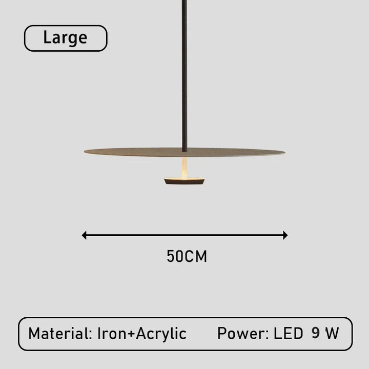 Moderne ElegantArc LED Ring Pendellampe - Minimalistisk Design for Stue & Spisestue | Skanto