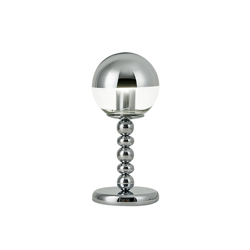 Skanto | MirrorGlow – Minimalist krom bordlampe