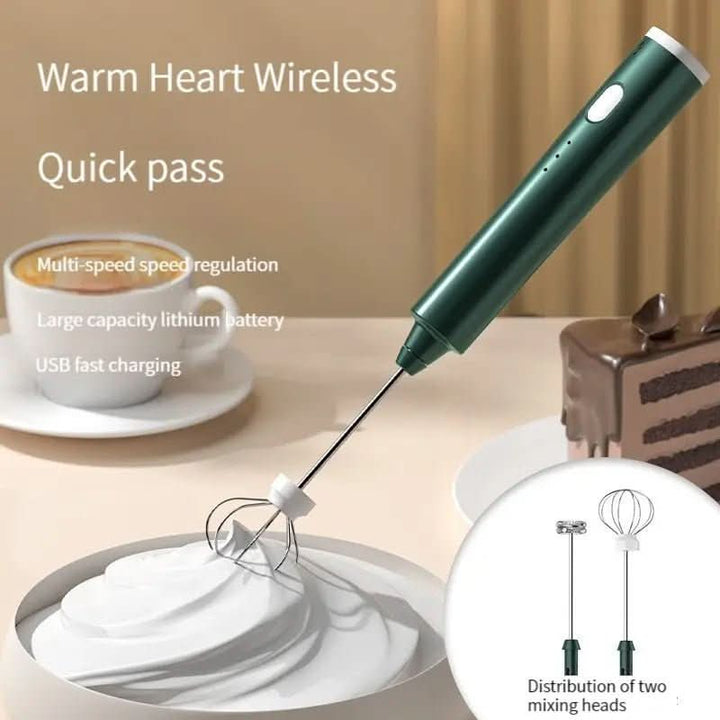 Leistungsstarker Mini-Handmixer for Küche und Kaffee