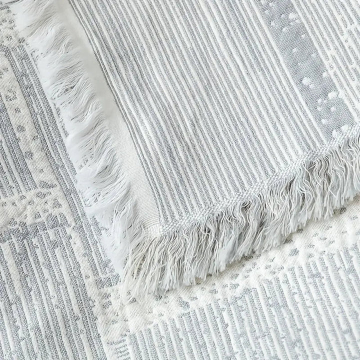 Skanto | Blandet Tone Geometrisk Bomullsteppe