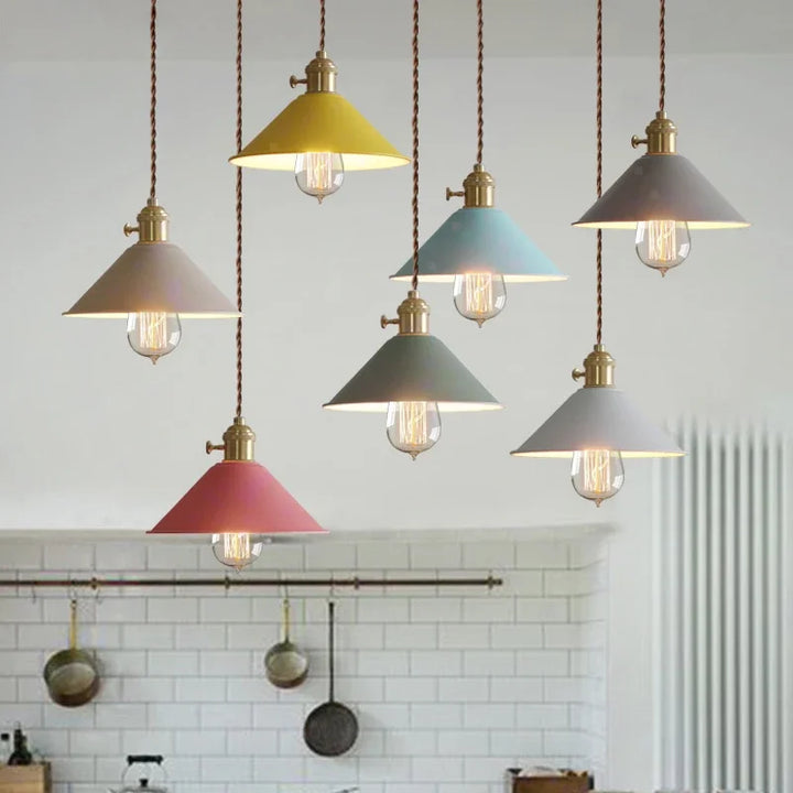 Moderne kreativ lysekrone i vintage stil – pendellampe for spisestue og kafé | Skanto