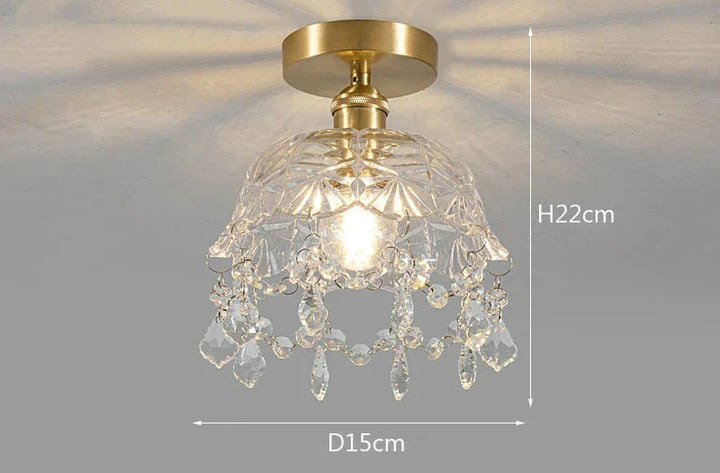 Moderne Glasspendellampe – Krystallklar design for stue og spisestue | Skanto