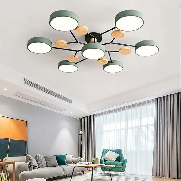 Skanto | Designer Slim Taklampe med Håndlagde Detaljer