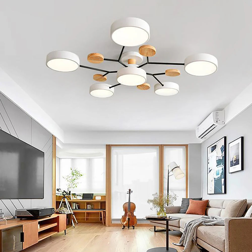 Skanto | Designer Slim Taklampe med Håndlagde Detaljer
