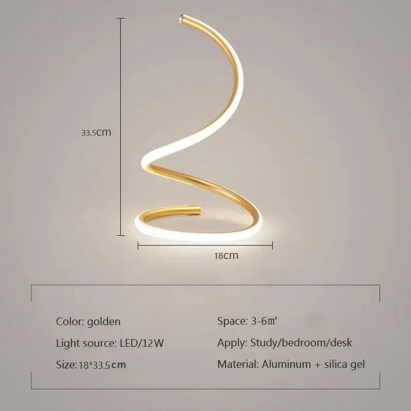 Skanto | GlowStream - Moderne LED Bordlampe