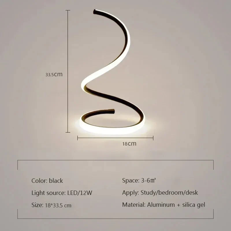Skanto | GlowStream - Moderne LED Bordlampe