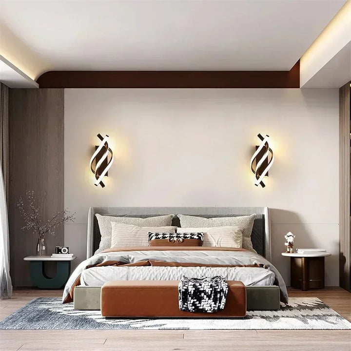 Skanto | Spiralformet vegglampe