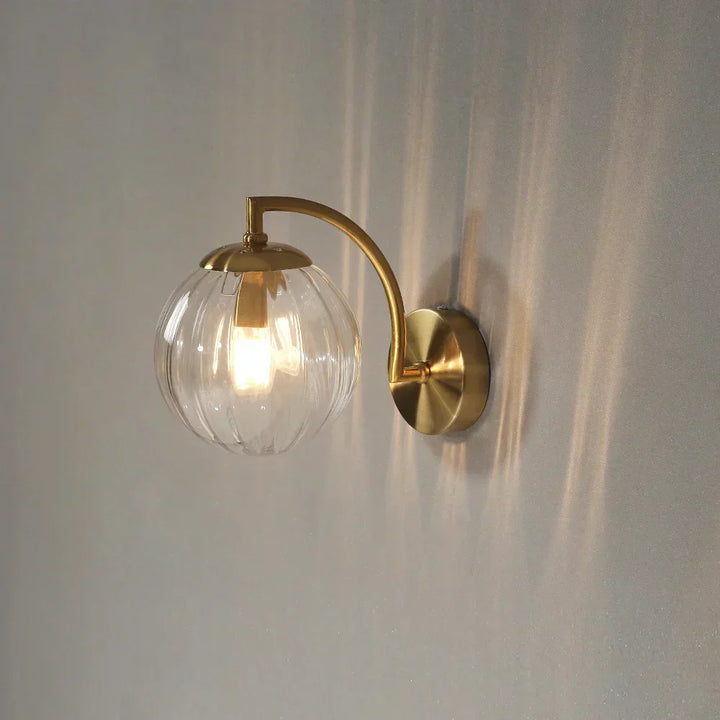 Moderne Glass Vegglampe - Stilig Veggbelysning Laget av Glass for Stue og Gang