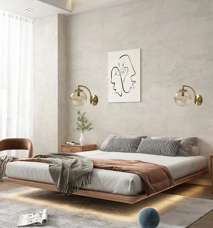 Skanto | Elegant Vegglampe Med Glassdesign