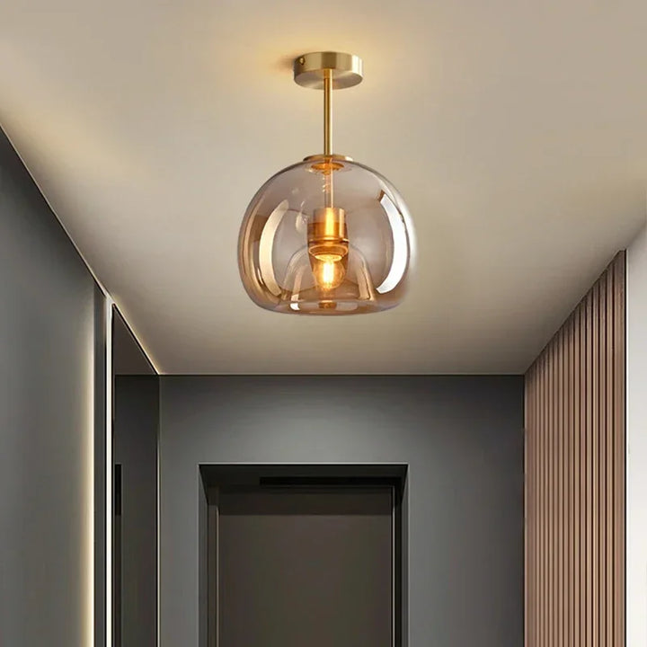 PureLicht - Minimalistisk glass taklampe for soverom og stue