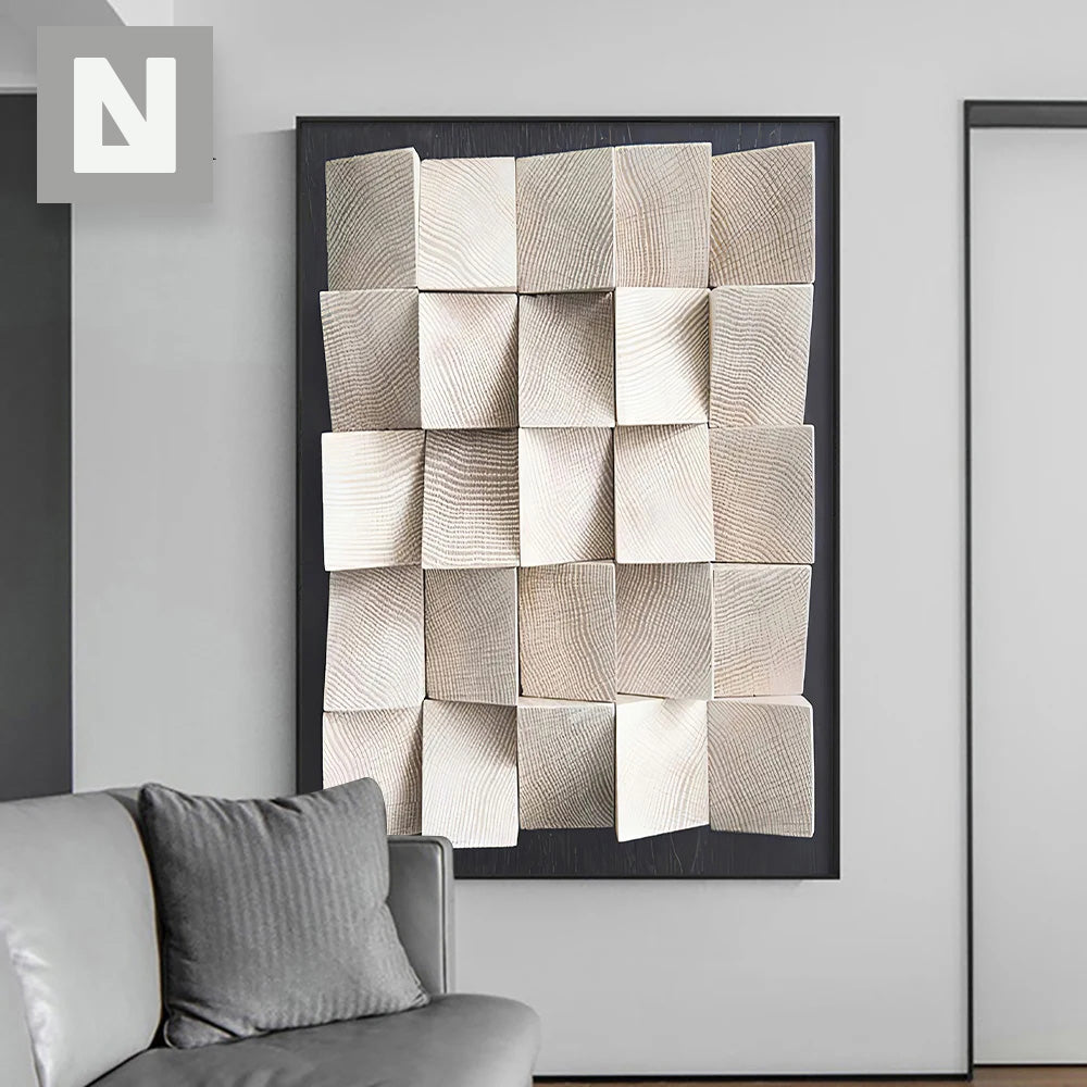 Moderne estetikk abstrakt 3D-effekt veggkunst fine kunst lerret utskrifter bilder for stue soverom moderne interiørdekor | Skanto