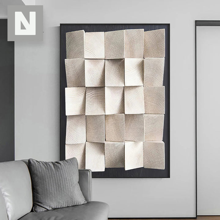 Moderne estetikk abstrakt 3D-effekt veggkunst fine kunst lerret utskrifter bilder for stue soverom moderne interiørdekor | Skanto