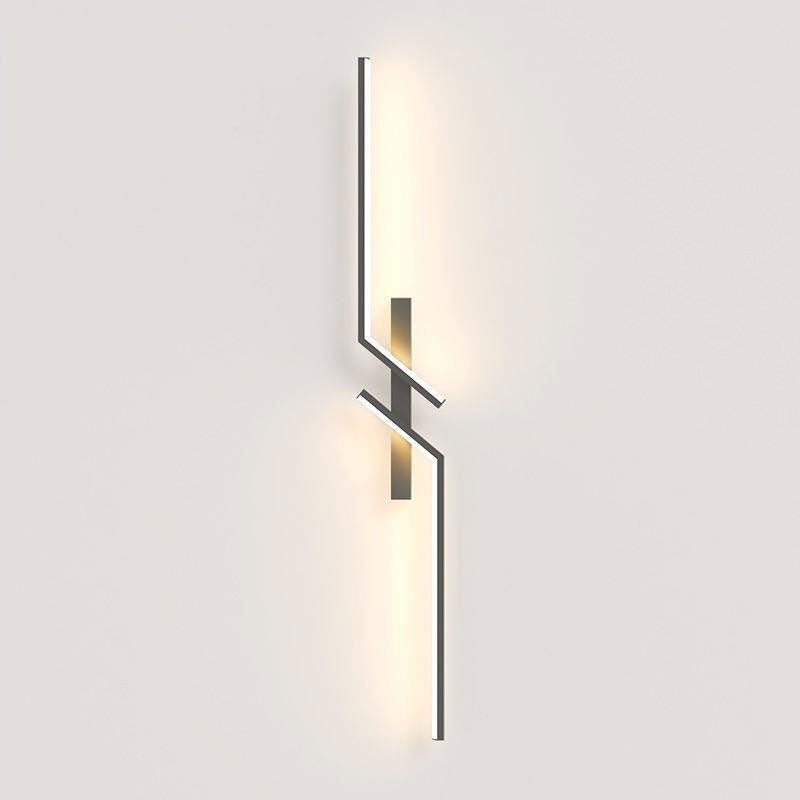 Kreativ LED-vegglampe med stripedesign | Moderne design