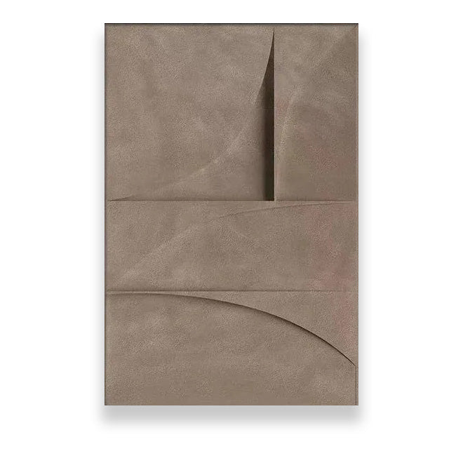 Moderne minimalistiske flate geometriske linjer veggkunst fine kunst lerret utskrifter retro brun abstrakt bilder for stue moderne interiør dekor | Skanto