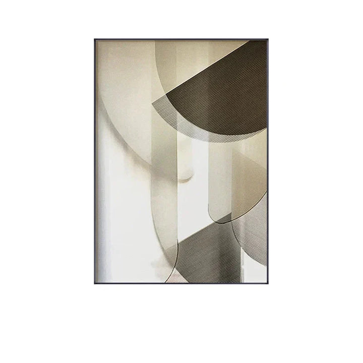 Moderne abstrakt arkitektonisk estetikk vegkunst Fine Art lerrettrykk Minimalistiske futuristiske bilder for moderne loftleilighet stuedekorasjon | Skanto