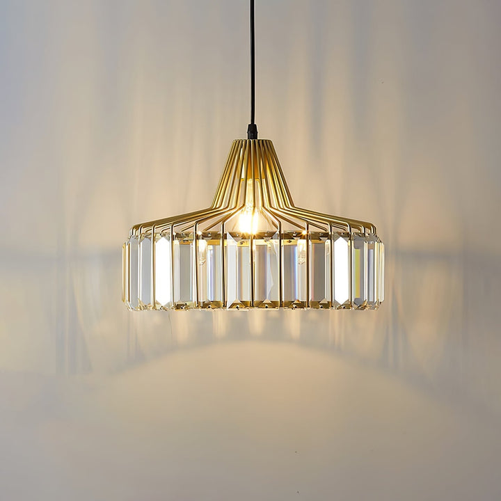 Moderne Svart Krystall Pendelbelysning | Skanto