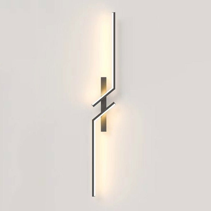 Skanto | Kreativ LED vegglampe med stripedesign | Moderne design og dimbar lys i 3 farger