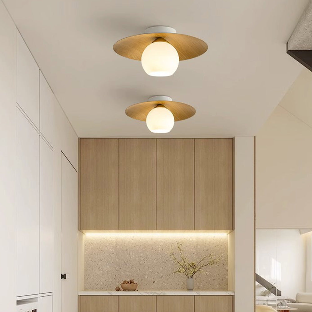 Moderne Semi-Flush Taklampe | Skanto