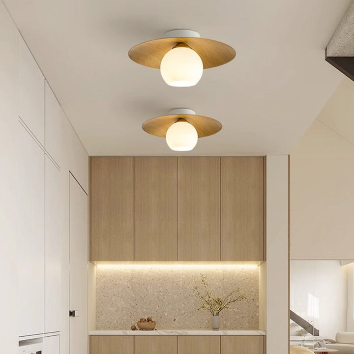 Moderne Semi-Flush Taklampe | Skanto