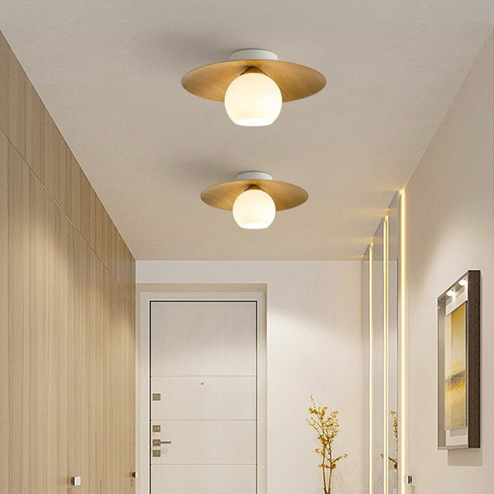 Moderne Semi-Flush Taklampe | Skanto