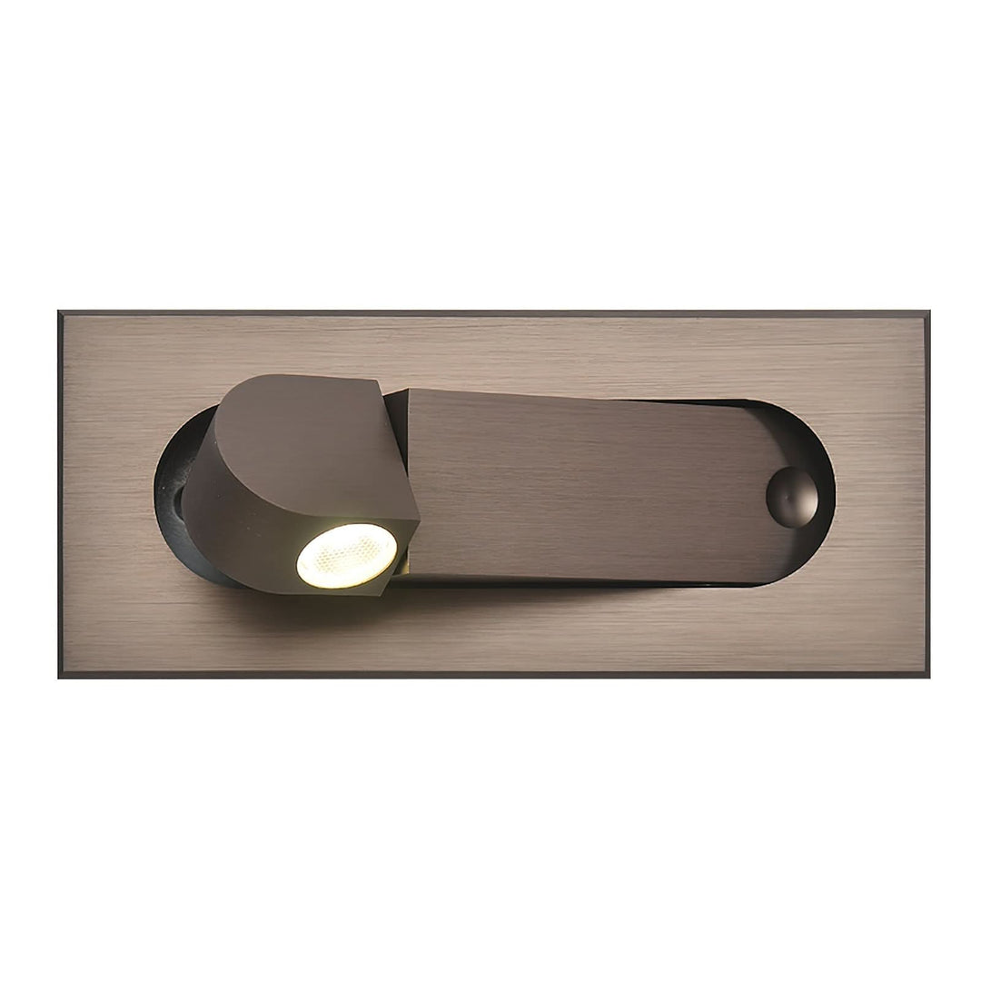 Verstellbare LED-Wandleseleuchte am Bett