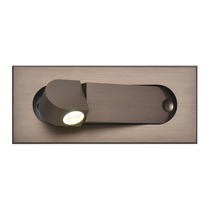 Verstellbare LED-Wandleseleuchte am Bett