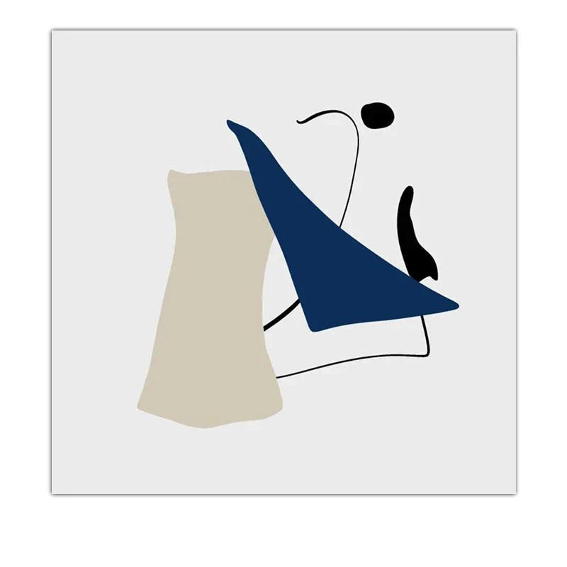 Moderne Minimalistisk Abstrakt Stilleben Veggkunst Fint Kunst Lerrettrykk Kvadratisk Format Bilder For Stue Spisestue Samtids Innredning | Skanto