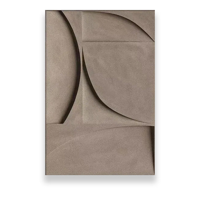 Moderne minimalistiske flate geometriske linjer veggkunst fine kunst lerret utskrifter retro brun abstrakt bilder for stue moderne interiør dekor | Skanto