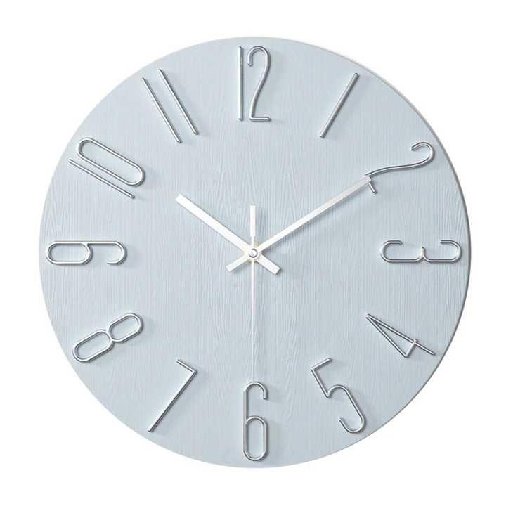 Moderne Quarz-Wanduhr med Geräuschlosigkeit