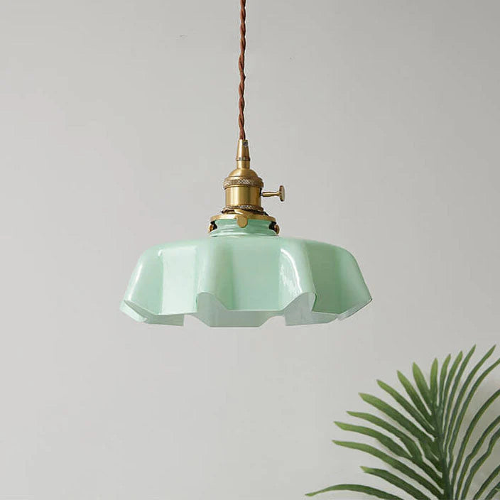 Moderne Glass Båndkant Pendellampe | Skanto