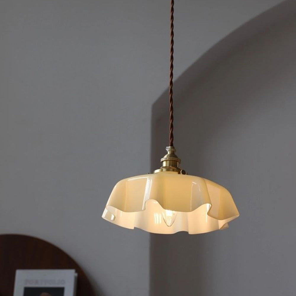Moderne Glass Båndkant Pendellampe | Skanto