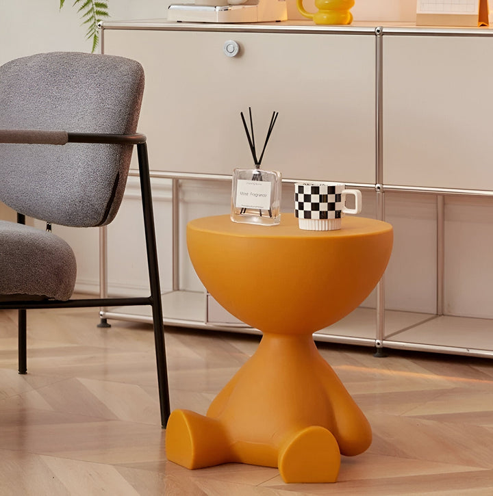 Skanto | Moderne Rund Plast Sidebord
